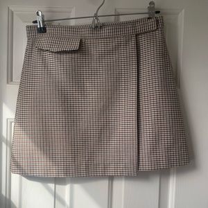 Theory wool mini skirt